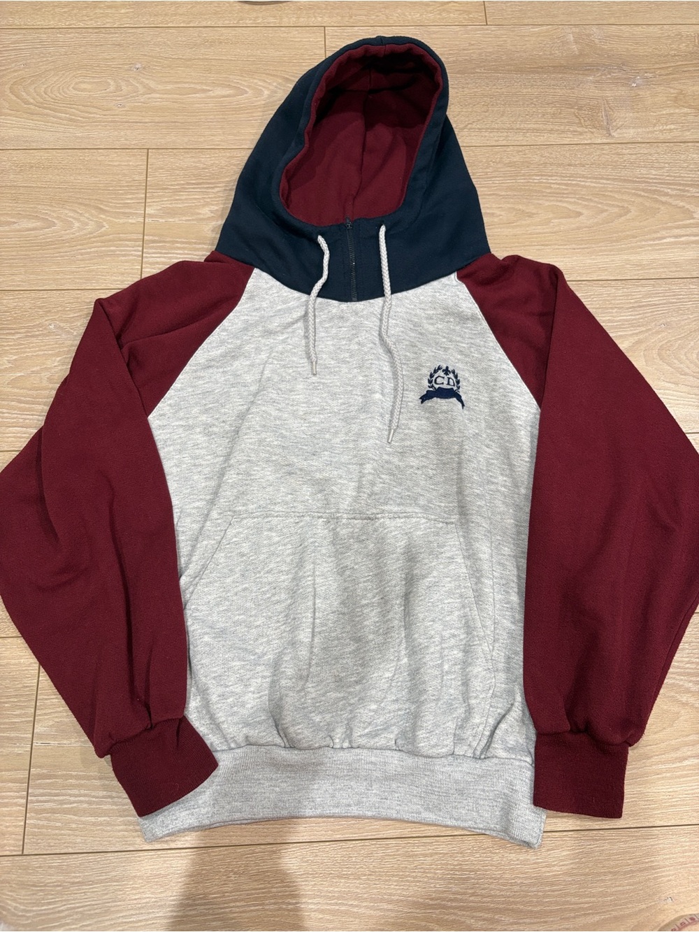 Christian Dior Monsieur VTG Men's Colorblock Hoodie Size L